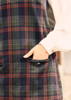 BTC A Moment in Time Shift Dress Sunken Boat Plaid Sale