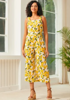 BTC A Playful Bouquet Jumpsuit Lemon Best
