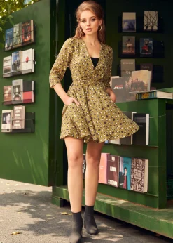 BTC A Stitch in Time Pull-On Flippy Skirt Feathers & All Hot