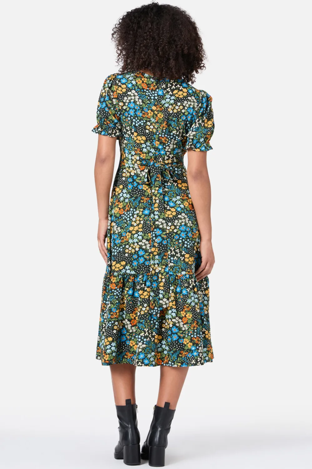 Ada 90's Floral Midi Dress Online