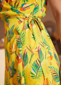 Air of Elegance Wrap Dress Paradise Found Sale