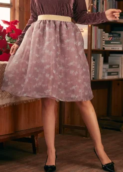 BTC Alpine Dream Dirndl Skirt Lilac Whisper