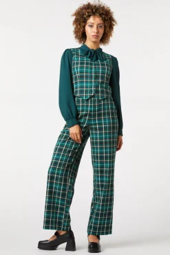 Amber Check Vest Discount