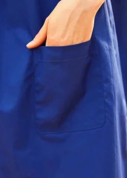 ModCloth Baby Come Back Babydoll Dress Blue Hot