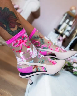 Balletcore Sheer Crew Sock Clearance