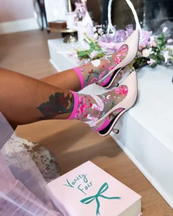 Balletcore Sheer Crew Sock Clearance