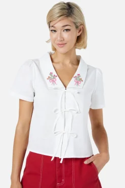 Beautiful Bow Tie Blouse Discount