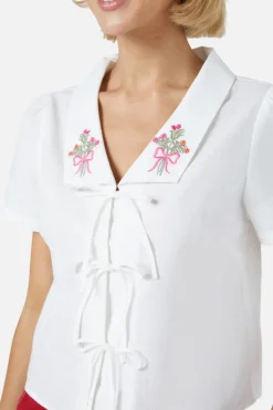 Beautiful Bow Tie Blouse Discount