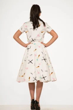 Beauty Salon Top and Swing Skirt