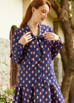 Belle of the Bow Blouse Foxy Lady Online