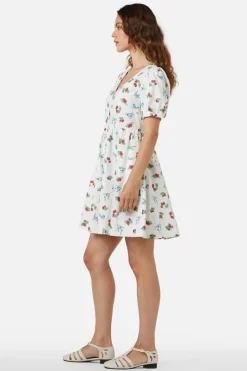 Berry Button Down Dress Outlet