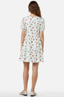 Berry Button Down Dress Outlet
