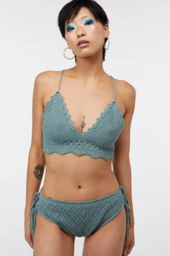 Dangerfield US Bianca Crochet Bikini Top Hot