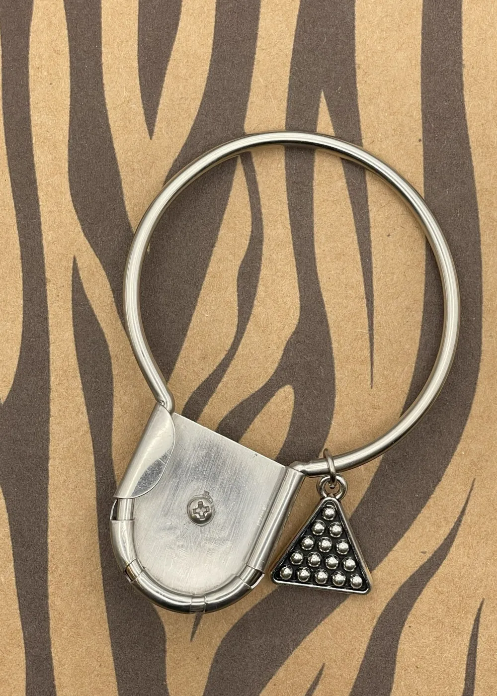 Billiard Ball #13 Round Jumbo Pin Keychain Orange