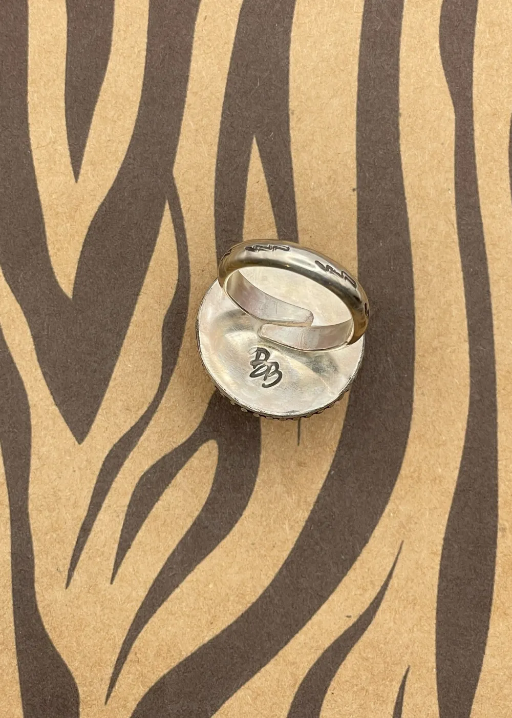 Billiard Ball #13 Sterling Silver Ring Orange Clearance