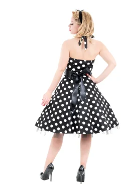 Black & White Minnie Halter Dress Best