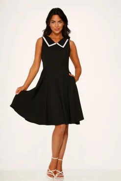 Black & White Swing Dress Hot