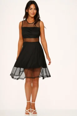 Fishnet Dress Black Outlet