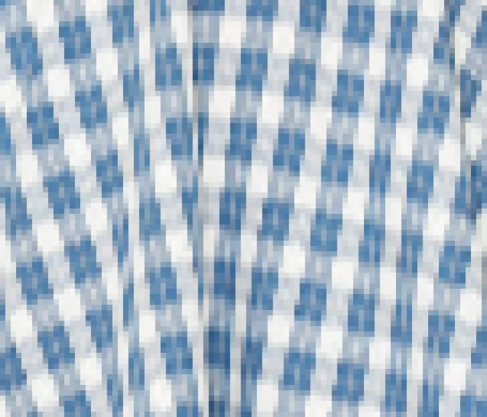 Blue Checker Swing Dress