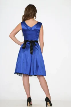 Blue Occasional Swing Dress Hot