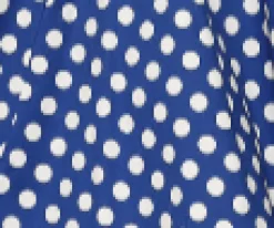 Orchid Bloom Clothing Blue Polka Dot Swing Dress Clearance