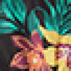 Fortune Swimwear, LLC Boardwalk Bliss High-Waisted Bikini Bottom Black Floral Discount