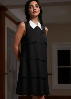 Bonfire Bash A-Line Dress Bewitching Black