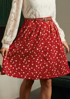 BTC Bookstore's Best Skirt Red Moon Beam Clearance