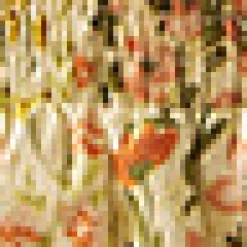 BTC Candlelit Café Peplum Blouse Cream Multi