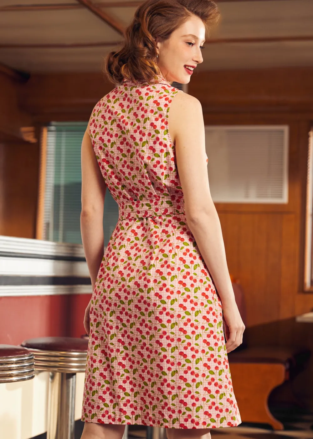 BTC Can't Slow My Roll Shirt Dress Cherry Outlet