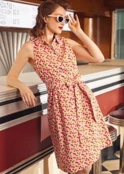 BTC Can't Slow My Roll Shirt Dress Cherry Outlet