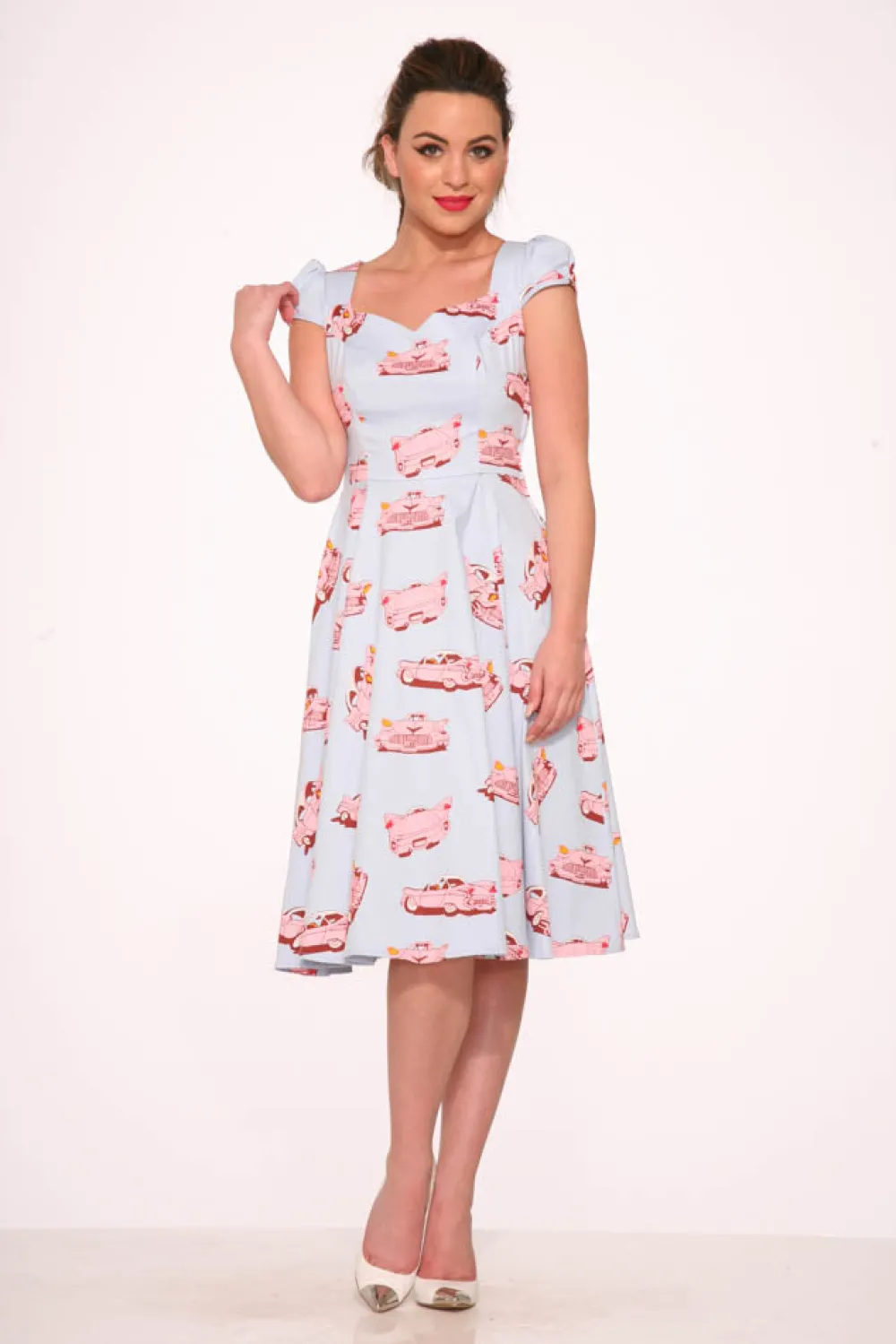 Orchid Bloom Clothing Car Hop Swing Dress Clearance