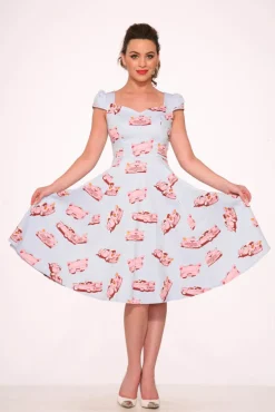 Orchid Bloom Clothing Car Hop Swing Dress Clearance