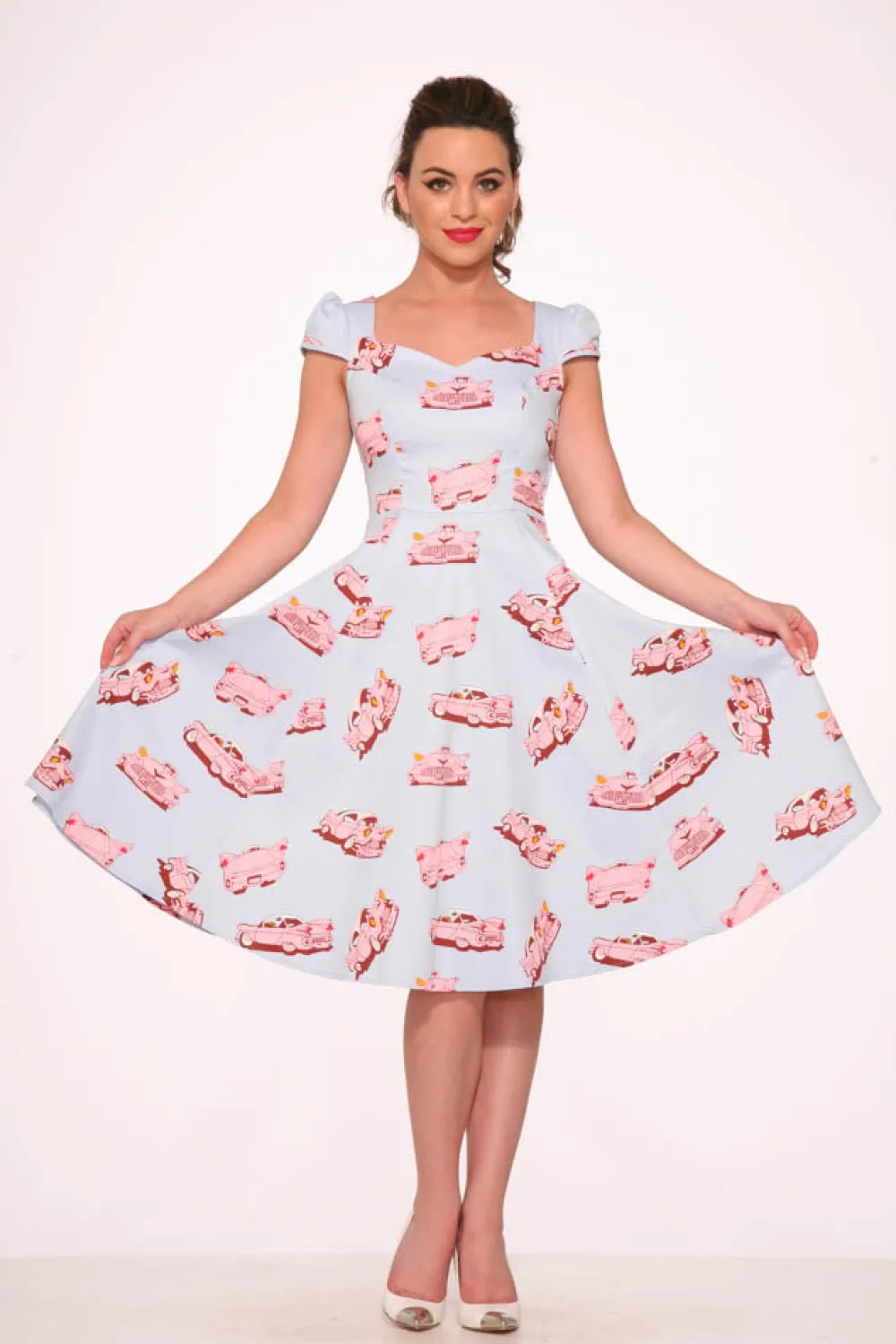 Orchid Bloom Clothing Car Hop Swing Dress Clearance