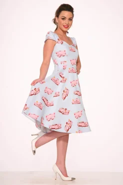 Orchid Bloom Clothing Car Hop Swing Dress Clearance