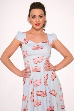 Orchid Bloom Clothing Car Hop Swing Dress Clearance