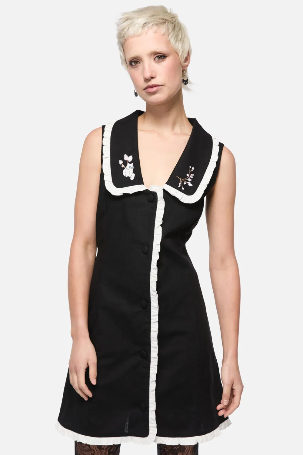 Catkins Ruffle Pinny Outlet