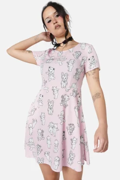 Cherub Face Printed Dress Best