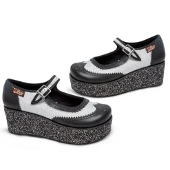 Chocolaticas® Havana Glitter Women's Mary Jane Platform Clearance