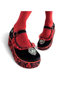 Chocolaticas® Memento Mori Women's Mary Jane Platform Outlet