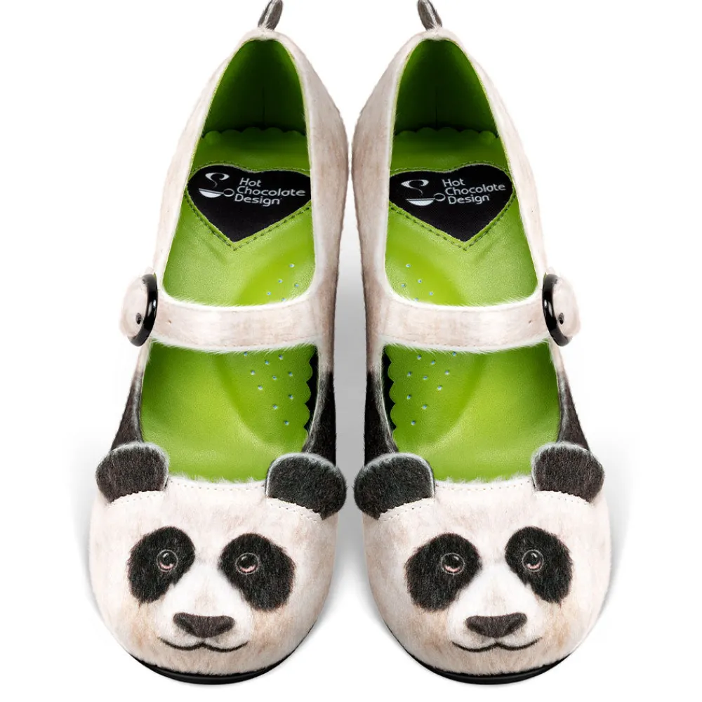 Chocolaticas® Mid Heels Panda Women's Mary Jane Pump New