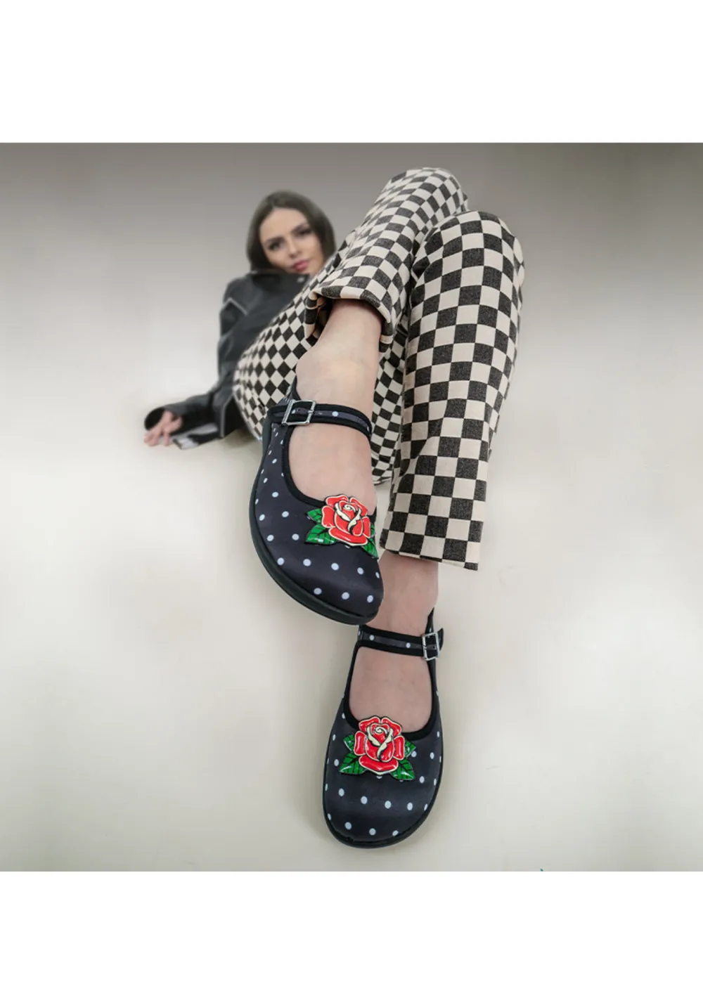 Chocolaticas® Rockabilly Women's Mary Jane Flat Best