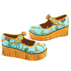 Chocolaticas® Sheriff Women's Mary Jane Platform Clearance