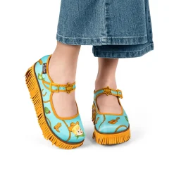 Chocolaticas® Sheriff Women's Mary Jane Platform Clearance