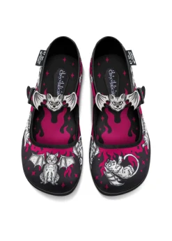 Chocolaticas® The Gargoyle Cats Women's Mary Jane Flat
