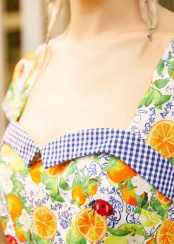 BTC Citrus Serenade Dress Citrus Print Sale