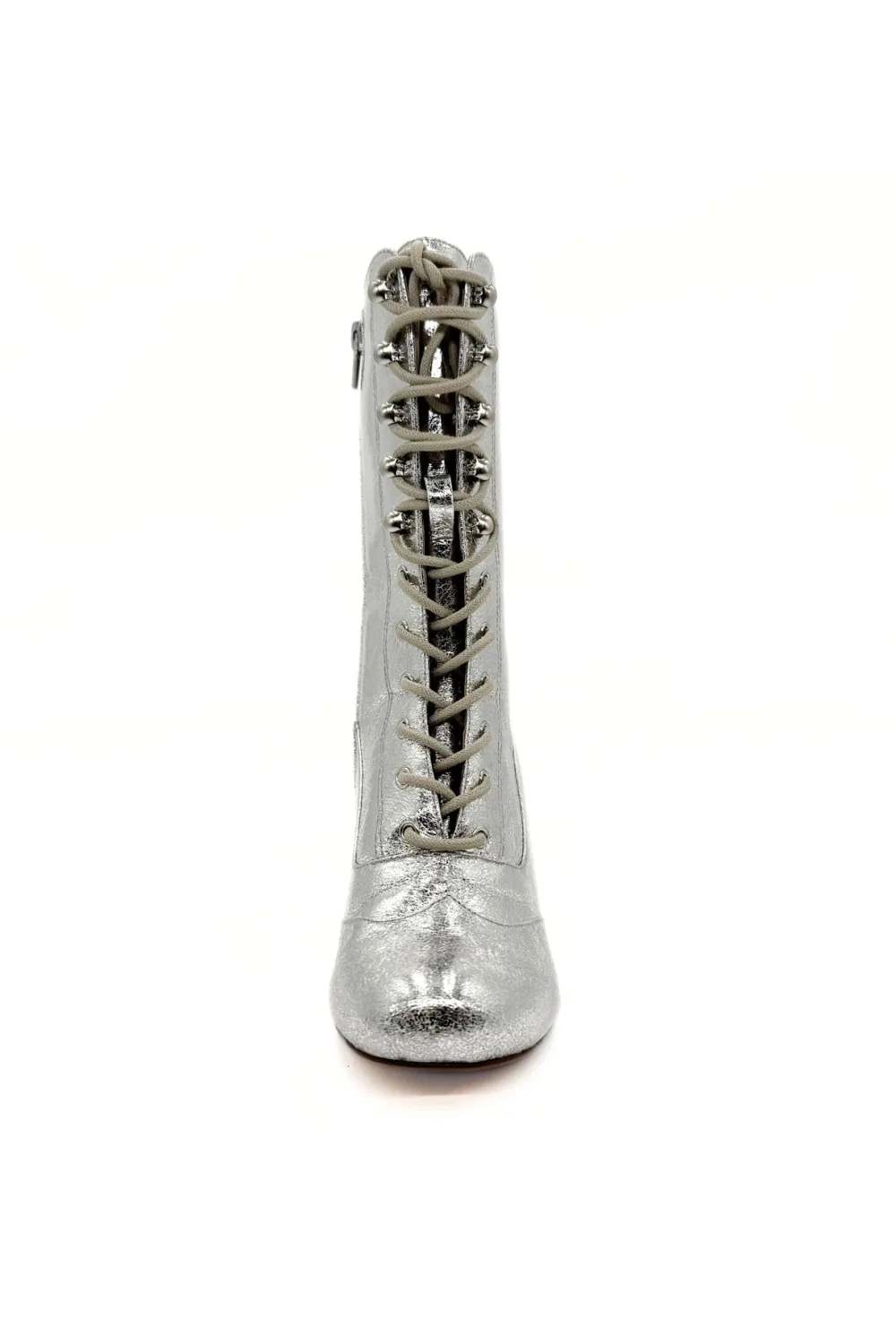 Claire Metallic Victorian Boots Discount