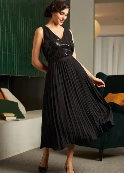 Classic Cutie Double V-Neck Tank Top Classic Noir Clearance