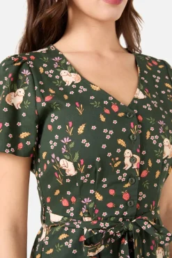 Coco Rabbit A-Line Dress