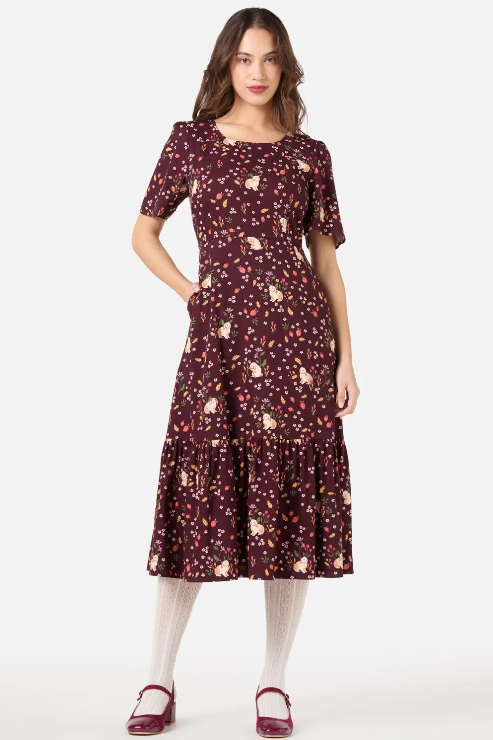 Coco Rabbit Midi Dress Hot